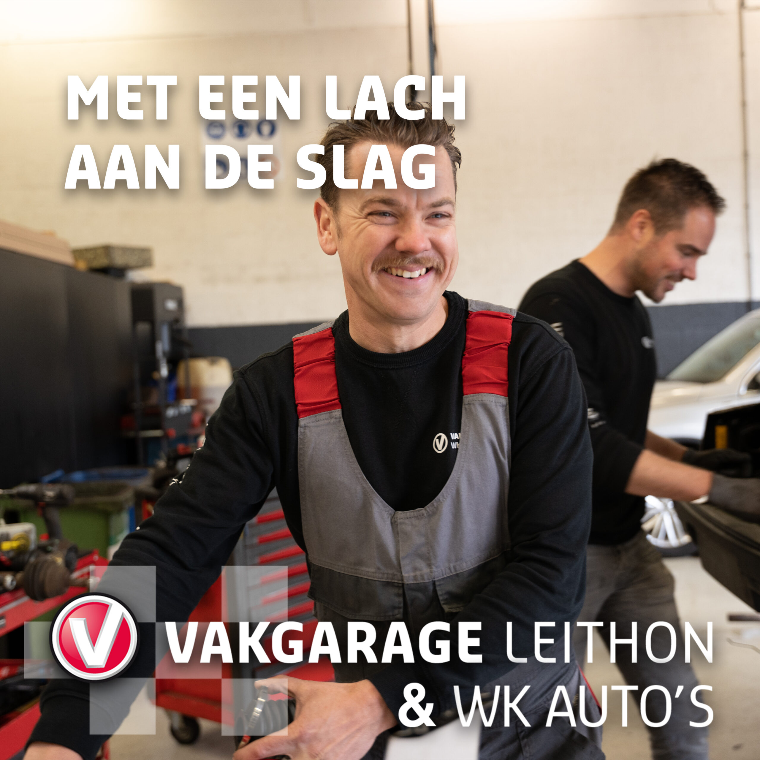 Met een lach aan de slag